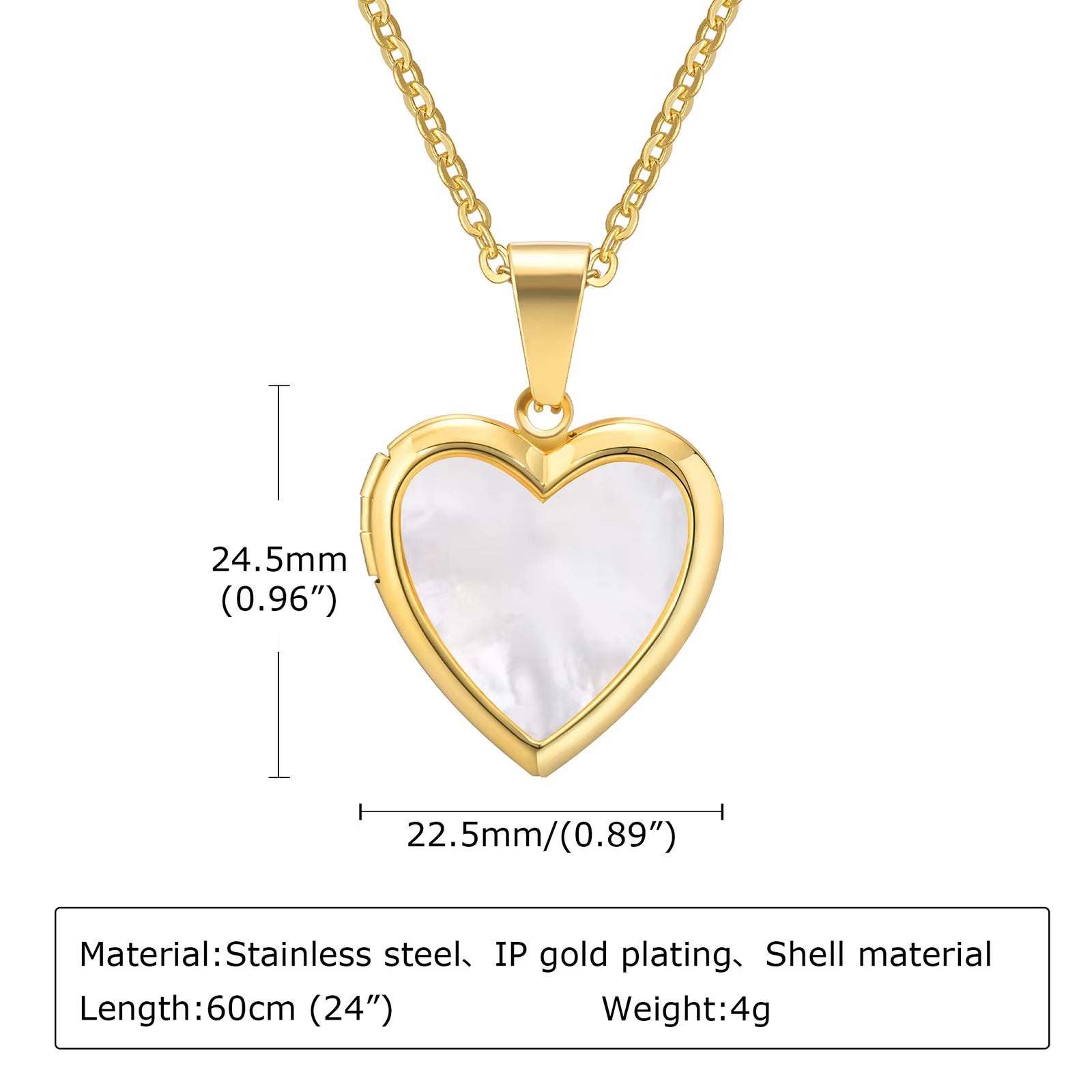 Heart Locket Necklace 