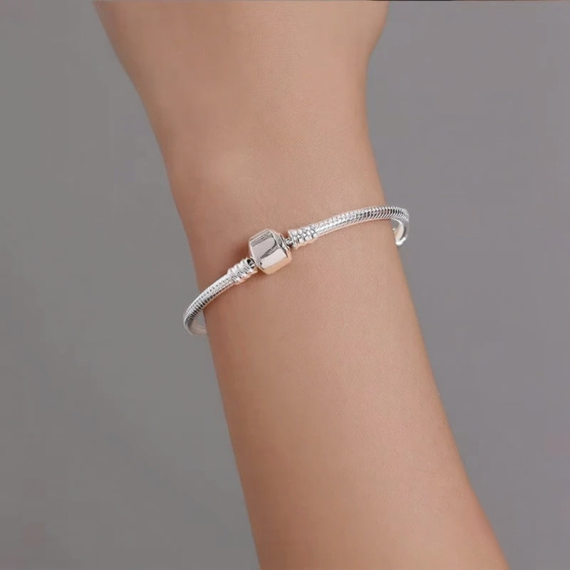 Silver Snake Chain Bracelet