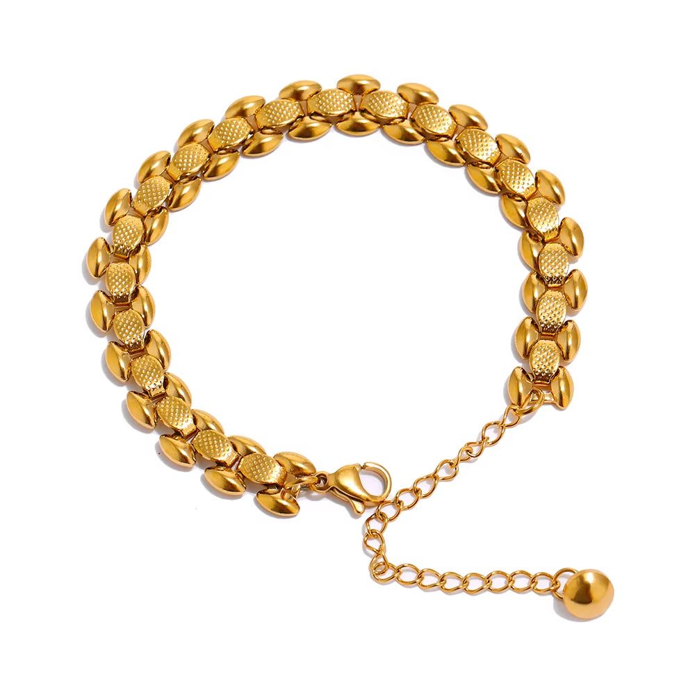 18K Gold Stainless Steel Bracelet