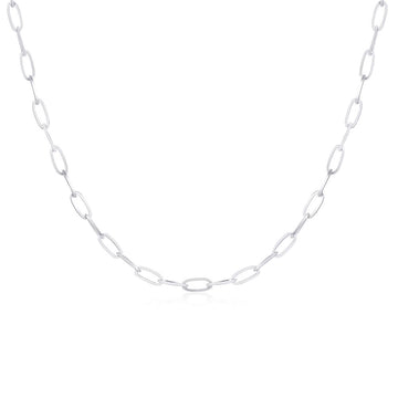 Rose Gold Paperclip Necklace