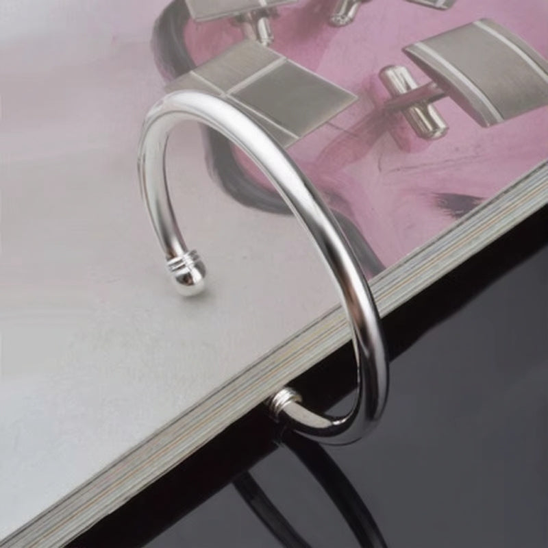 Silver Double Bead Bracelet