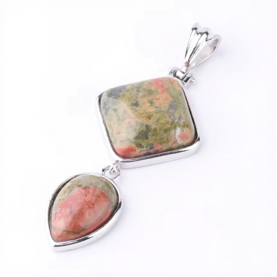 Natural Stone Crystal Pendant