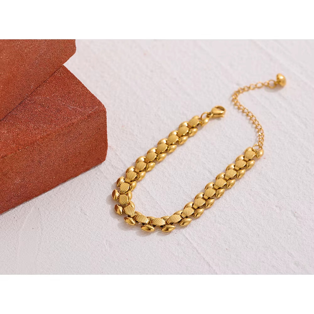 18K Gold Stainless Steel Bracelet
