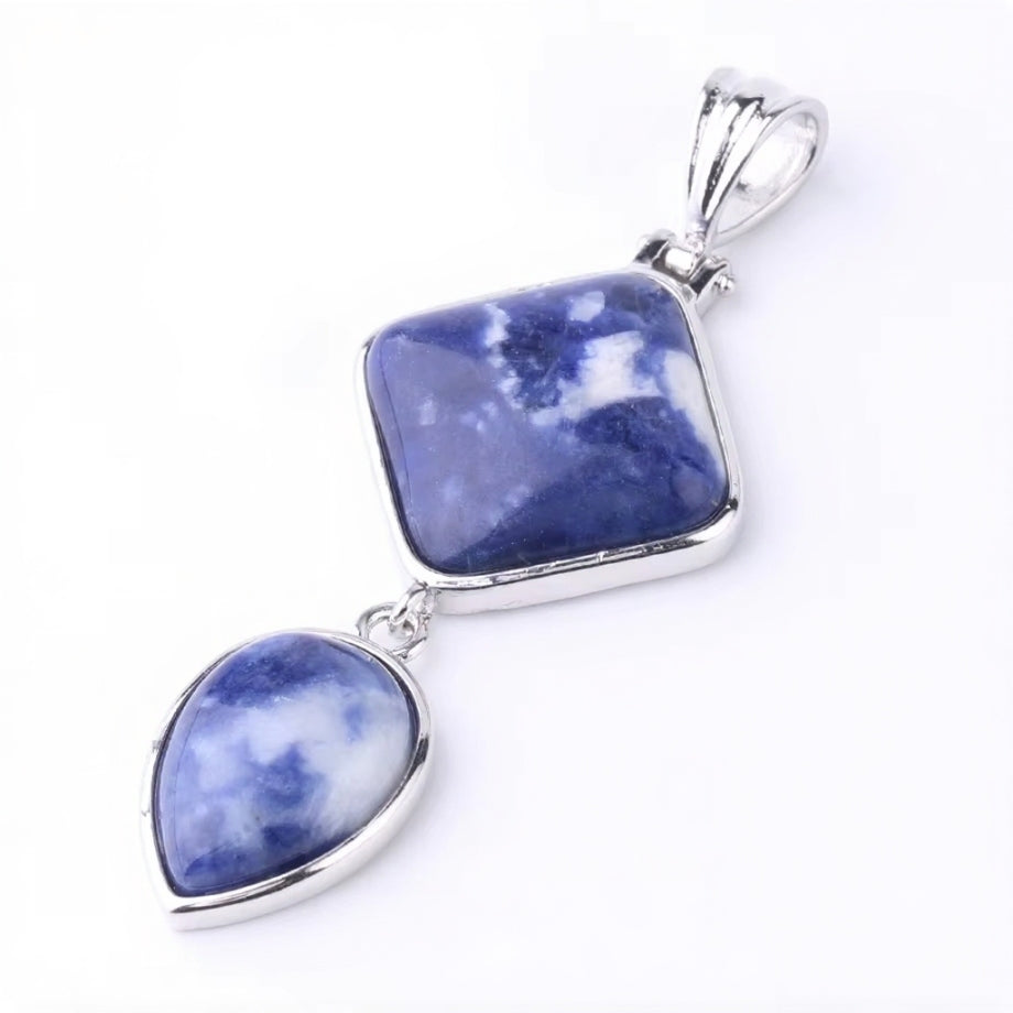 Natural Stone Crystal Pendant