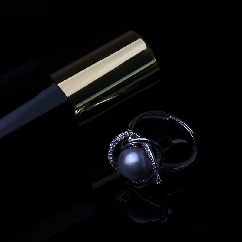 Real Pearl Silver Ring