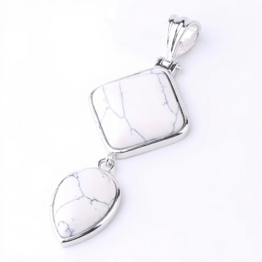 Natural Stone Crystal Pendant