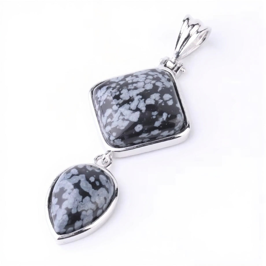Natural Stone Crystal Pendant