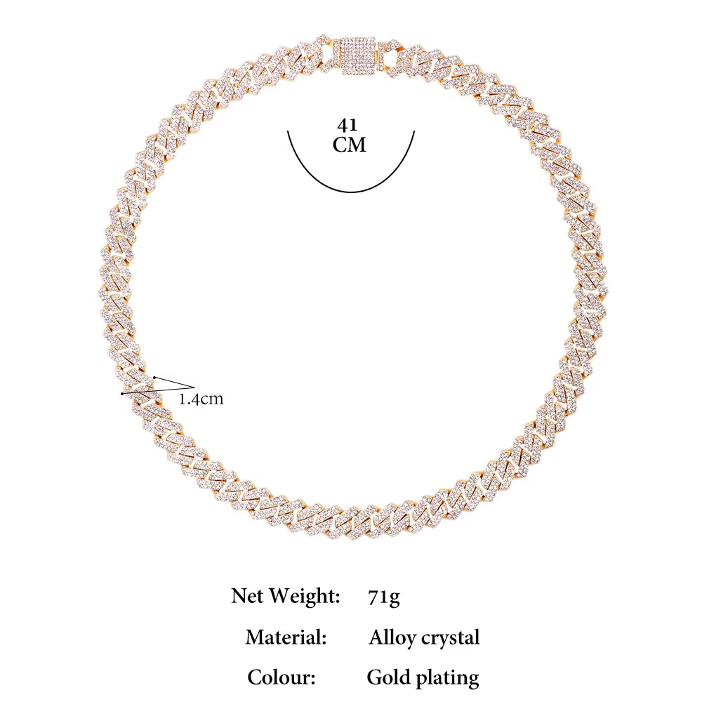 Iced Out Cuban Choker Necklace