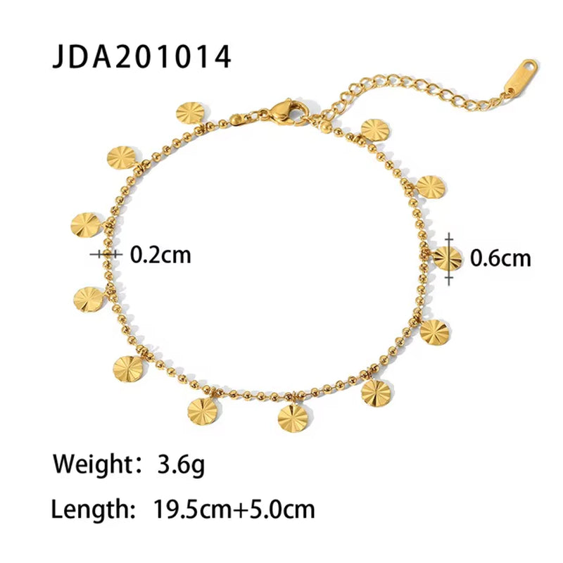 18K Gold Plated Anklet