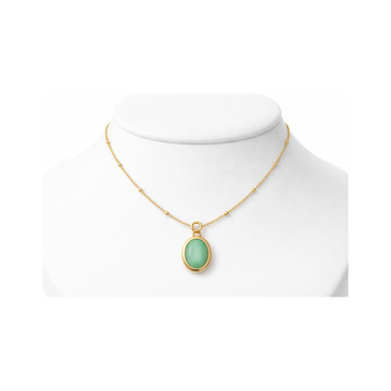 Opal Stone Gold Necklace