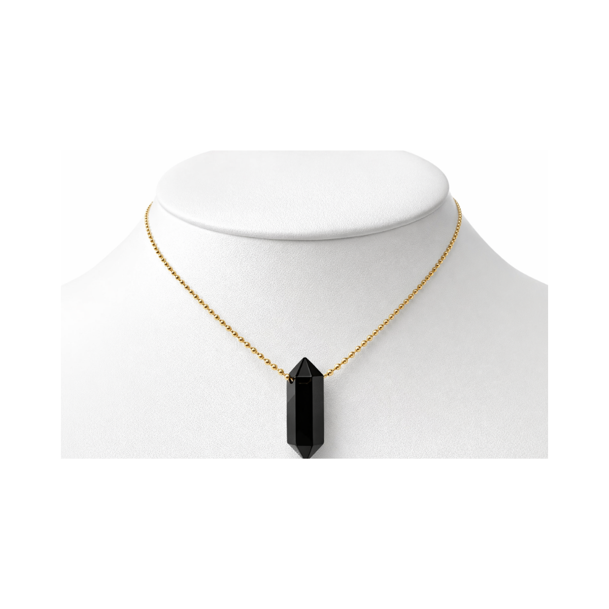 Hexagonal Crystal Stone Necklace