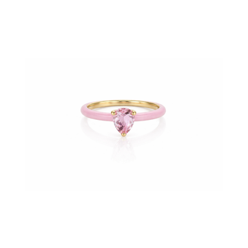Pastel Enamel Tear Drop Ring