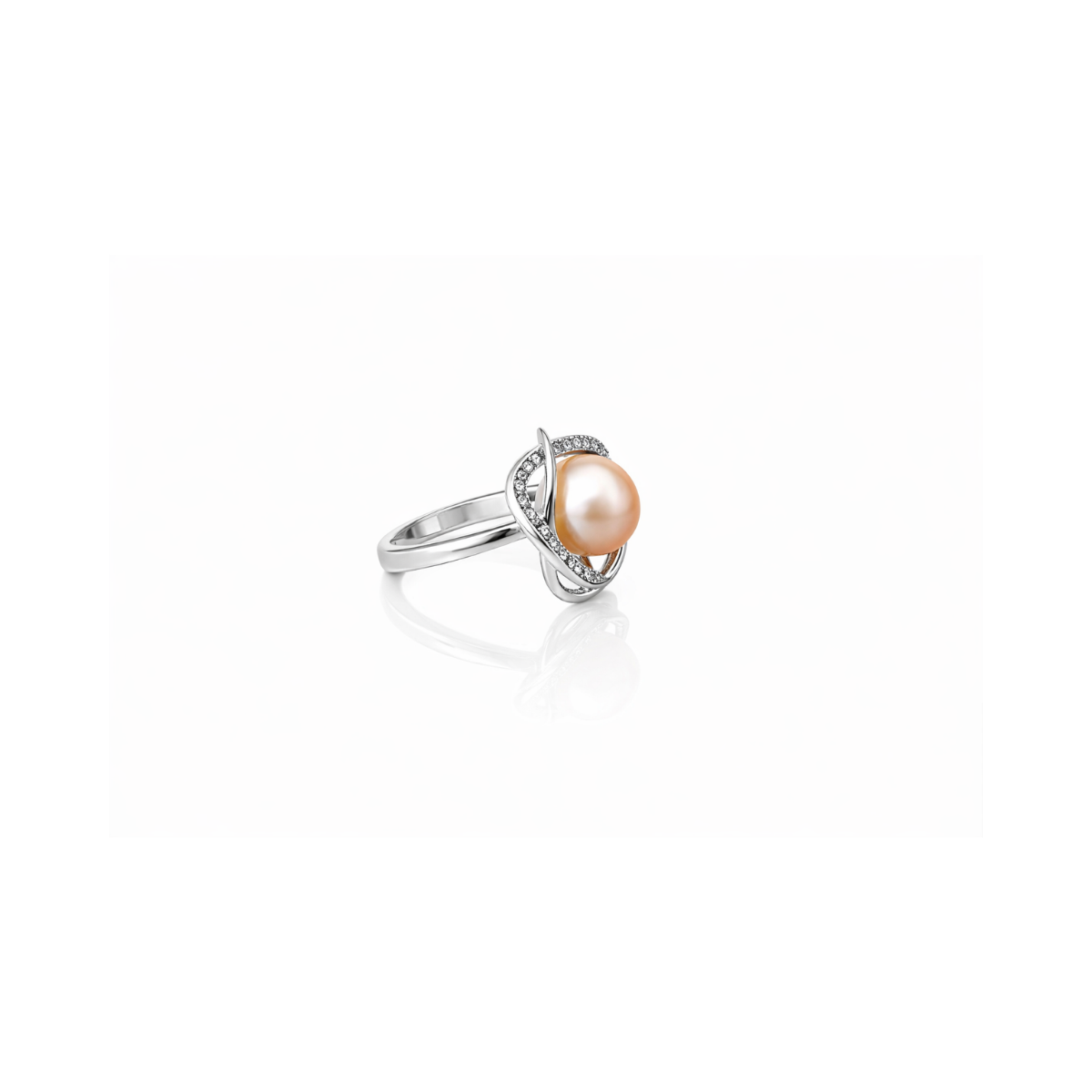 Real Pearl Silver Ring