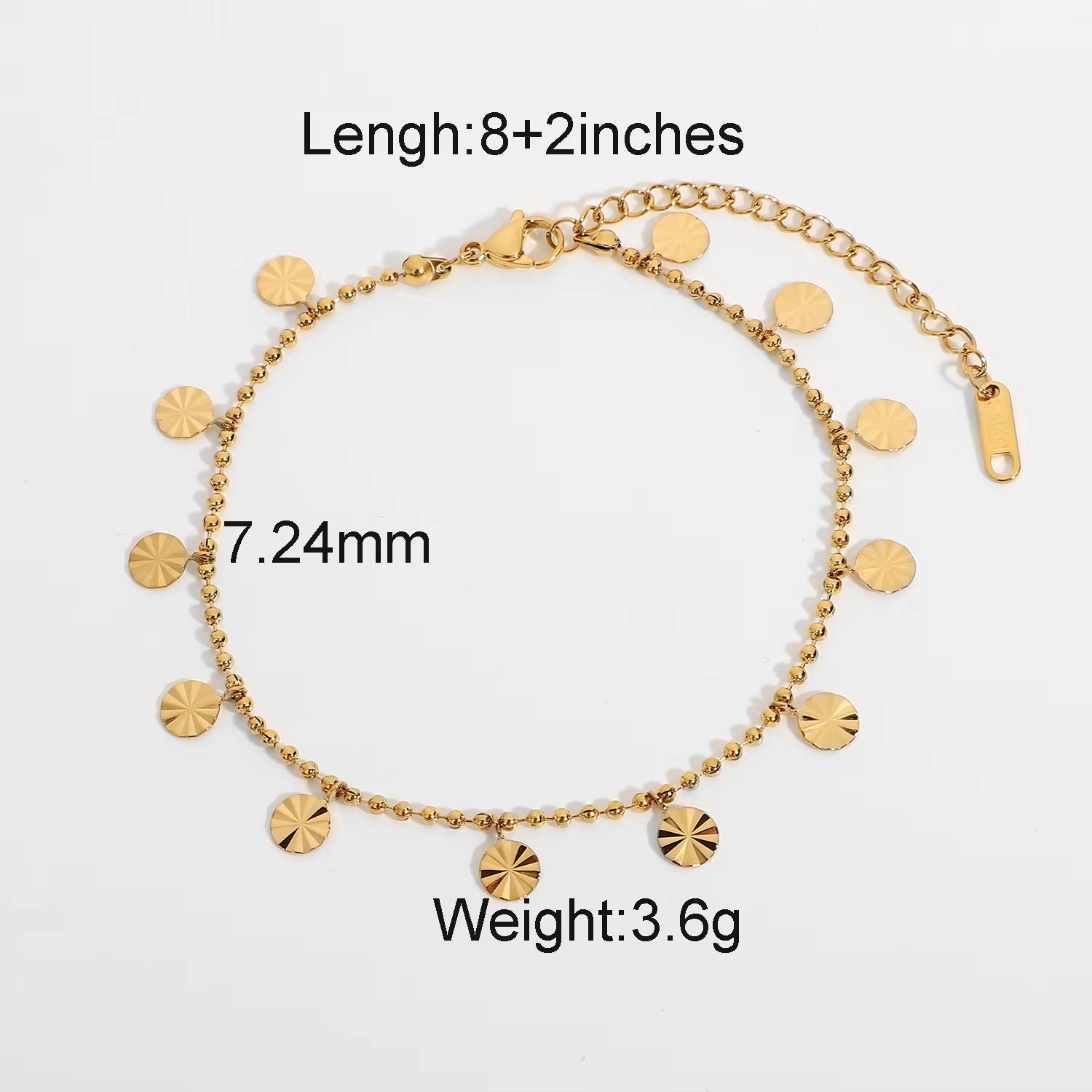 18K Gold Plated Anklet