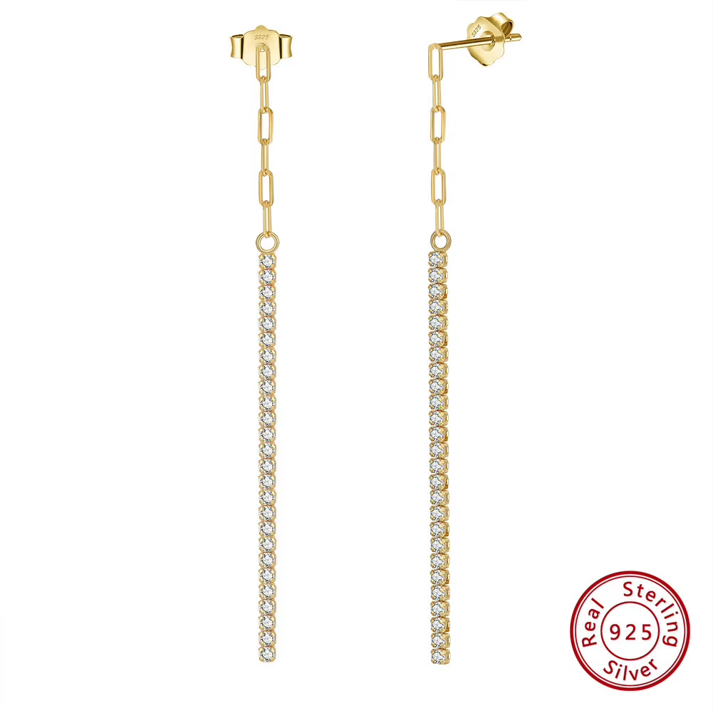 14K Gold Paperclip Bracelet