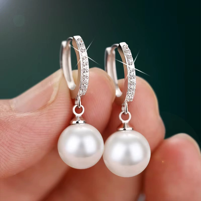 Freshwater Pearl Silver Earrings