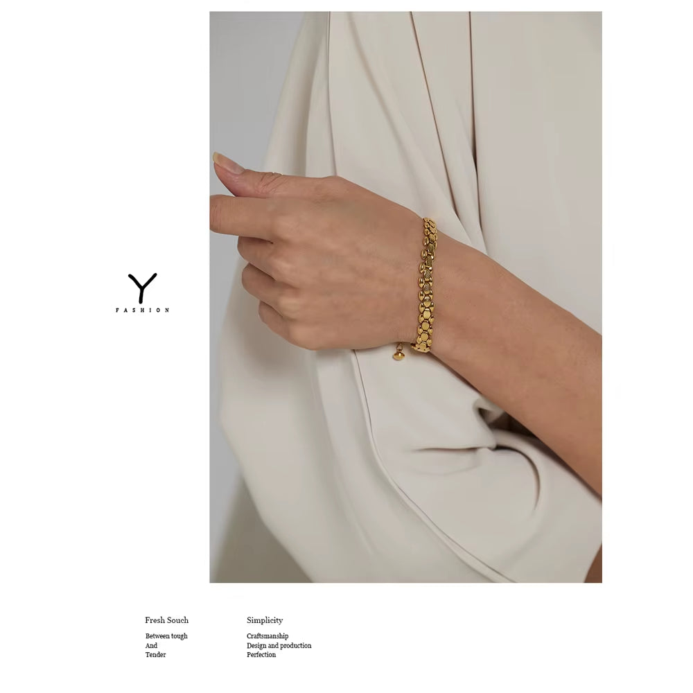 18K Gold Stainless Steel Bracelet