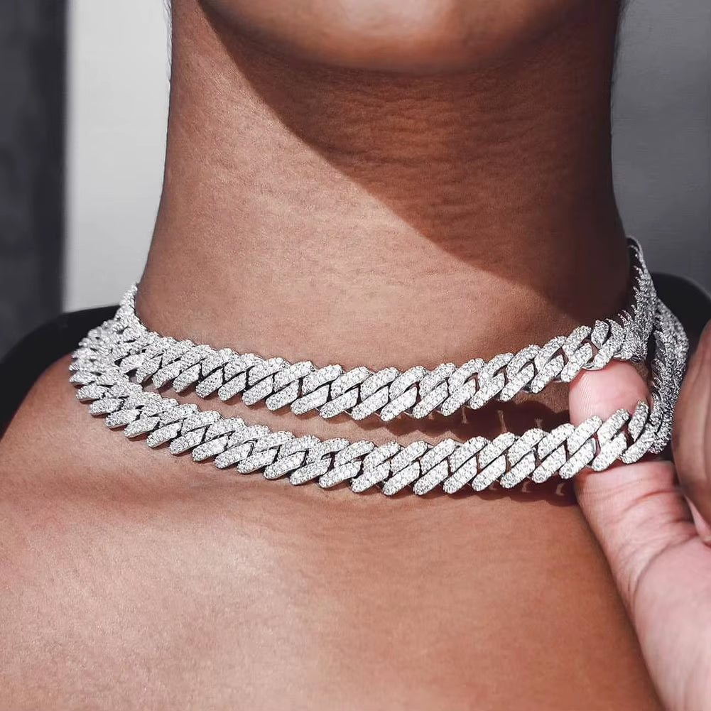 Iced Out Cuban Choker Necklace