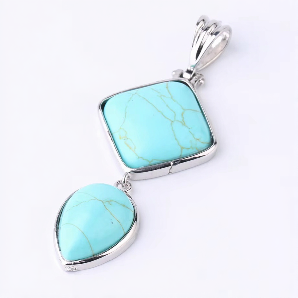 Natural Stone Crystal Pendant